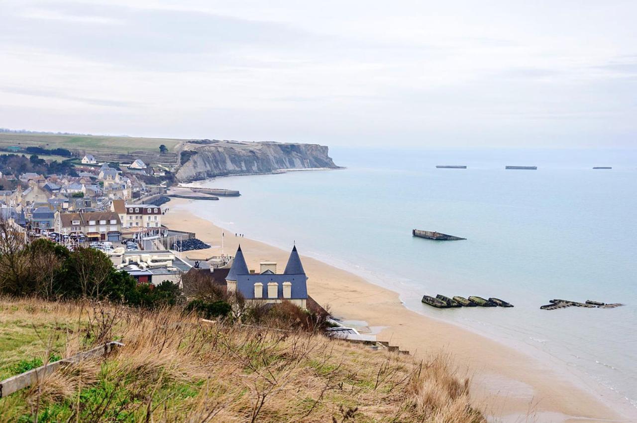 הוילה Corneville-sur-Risle Maison Spacieuse Avec Vue Sur La Mer A Arromanches Les Bains מראה חיצוני תמונה