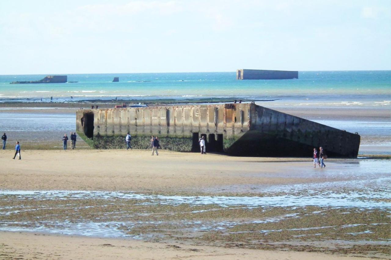 הוילה Corneville-sur-Risle Maison Spacieuse Avec Vue Sur La Mer A Arromanches Les Bains מראה חיצוני תמונה